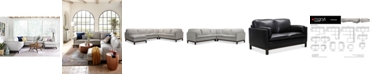 Furniture Virton Leather Sofa Collection, Created for Macy's